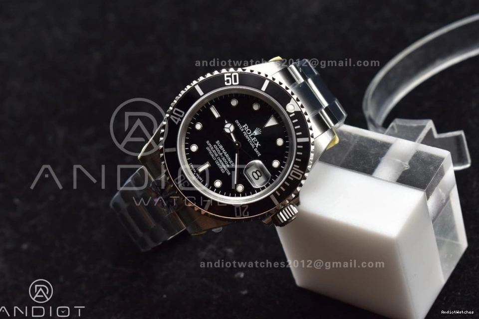 Bright ARF1:1 Best on 904L Steel SS 1136 16610 LN V Edition SH3135 Black Bracelet Submariner 1106